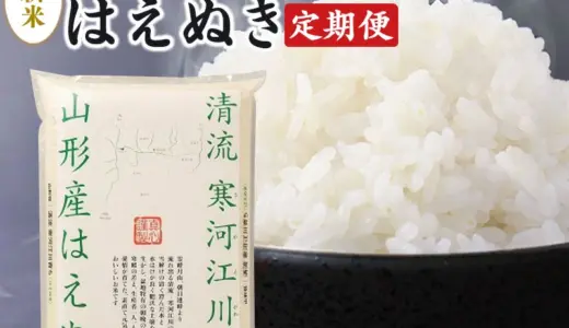 【ふるさと納税】【選べる定期便】山形県寒河江市から国産米お届け♪令和7年産「はえぬき」最大60kg！