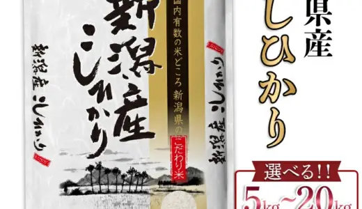 【ふるさと納税／楽天・Amazon（アマゾン）】新潟県産コシヒカリ無洗米｜令和7年産・選べる定期便＆小分けパック　【新潟県胎内市】